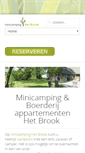 Mobile Screenshot of minicampinghetbrook.nl